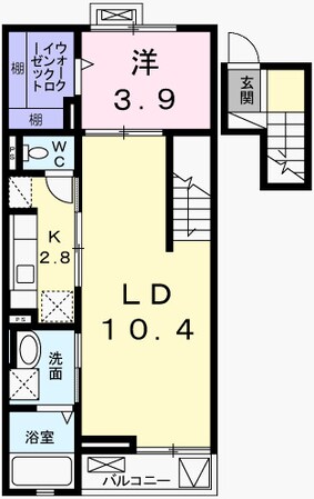 フィレール　デュ　トラジャⅦの物件間取画像